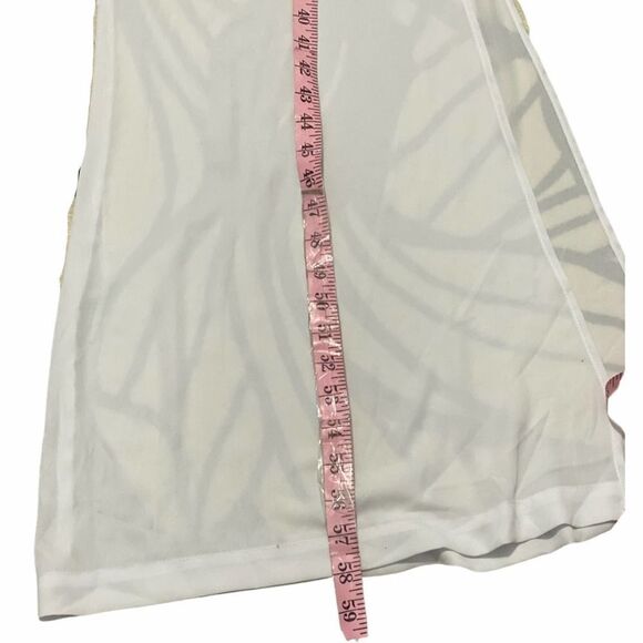 Show Me Your Mumu Sheer Flowy Jumpsuit Pants One Piece Off Shoulder White XXS - Picture 13 of 16